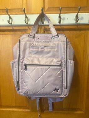 lug Voyager back pack in Sugar Plum.